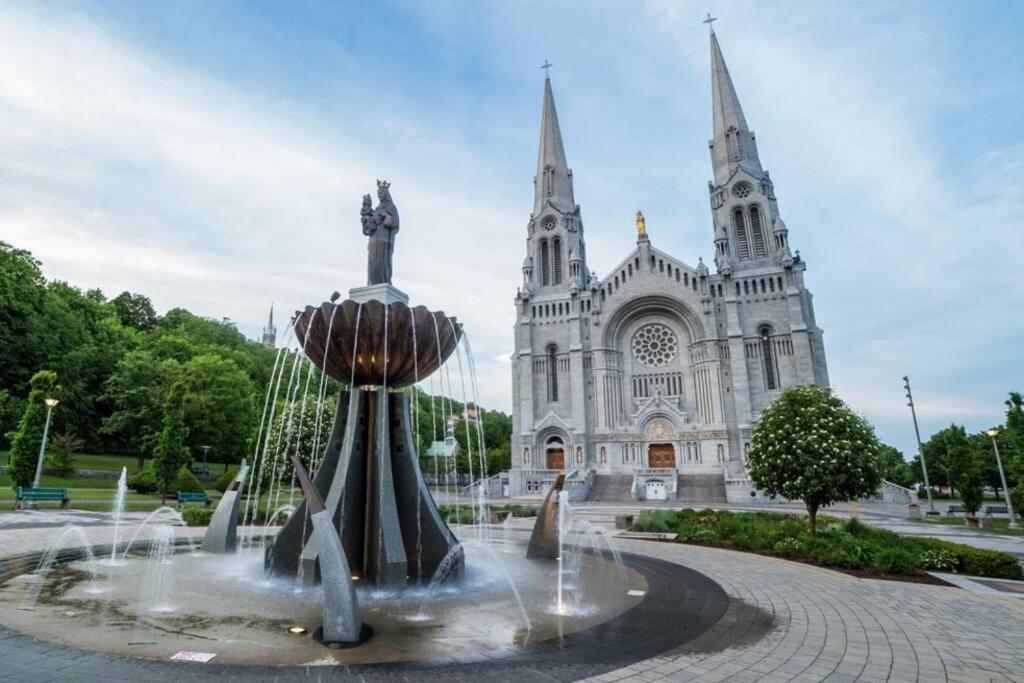 Вилла L'Auberge Sainte-Anne - Ski, Spa Et Basilique Экстерьер фото