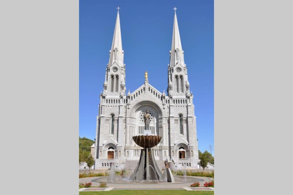 Вилла L'Auberge Sainte-Anne - Ski, Spa Et Basilique Экстерьер фото