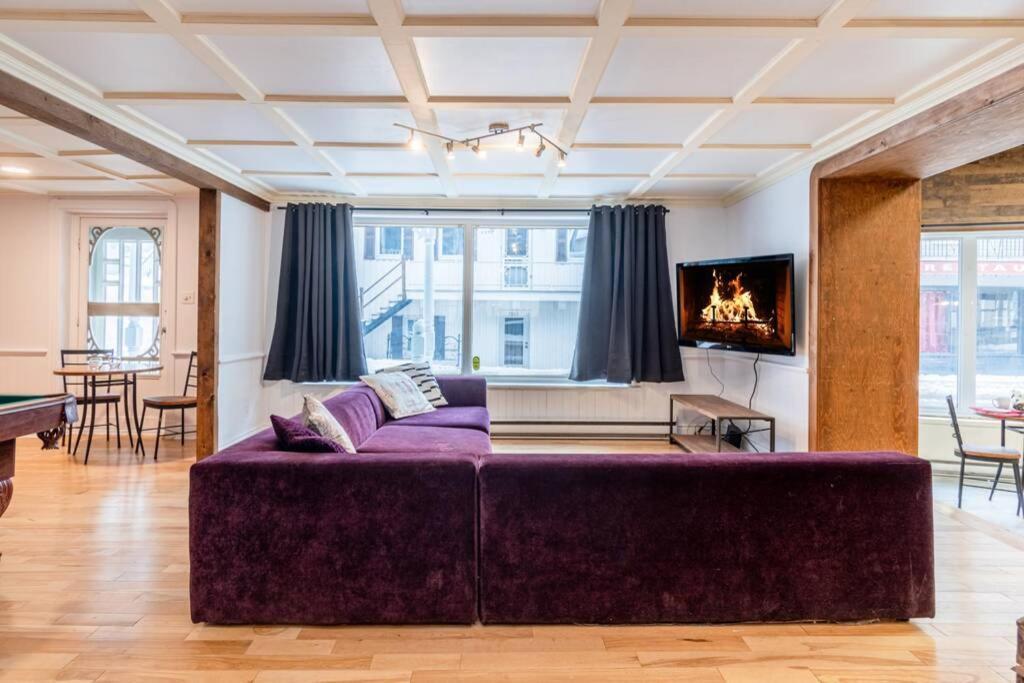 Вилла L'Auberge Sainte-Anne - Ski, Spa Et Basilique Экстерьер фото
